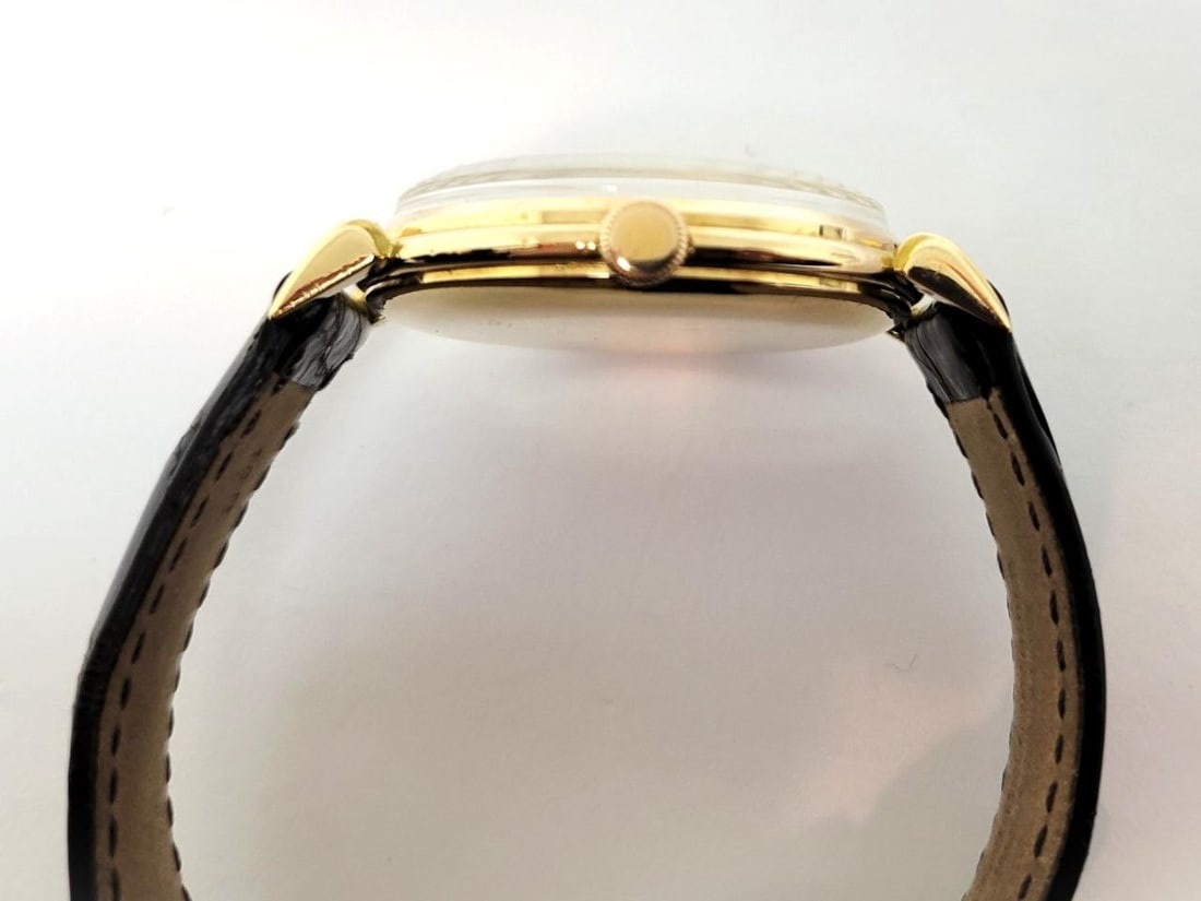 Vintage 18k Rose Gold IWC SHAFFHAUSEN Winding Watch 1950s Cal 89* CLAWS Logs - 6