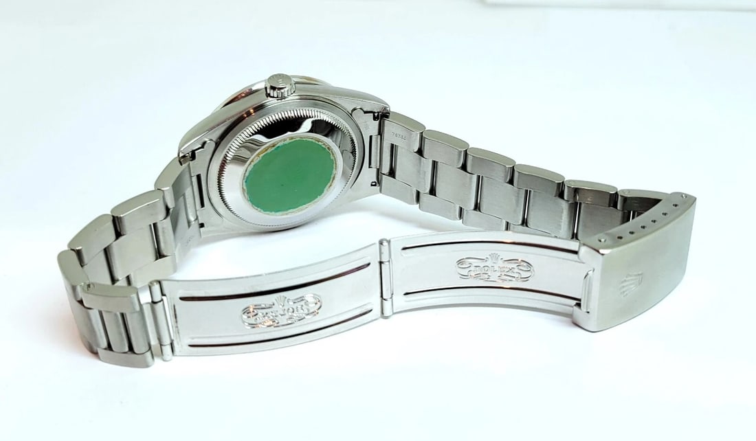 ROLEX DATEJUST Rose Roman Dial Automatic Watch w/DIAMOND BEZEL Ref.16200 c.2001 - 8