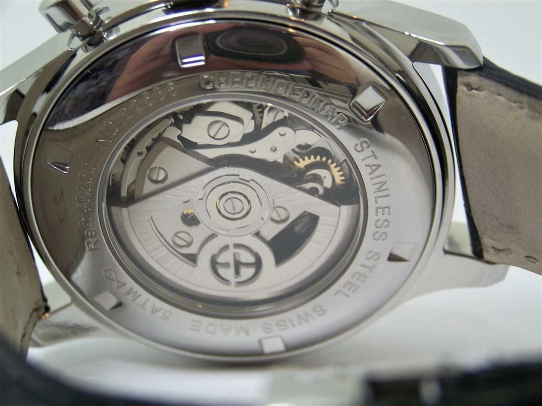 Mens S/Steel ERNST BENZ Chronolunar Chronograph Automatic Watch 40300* EXLNT - 6