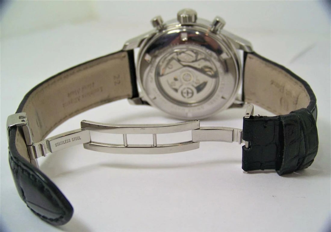 Mens S/Steel ERNST BENZ Chronolunar Chronograph Automatic Watch 40300* EXLNT - 7