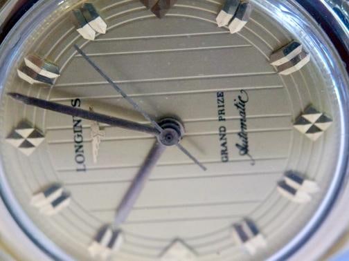 Solid Gold 14k LONGINES GRAND PRIZE Automatic Watch 1960s Cal.340 EXLNT SERVICED - 7