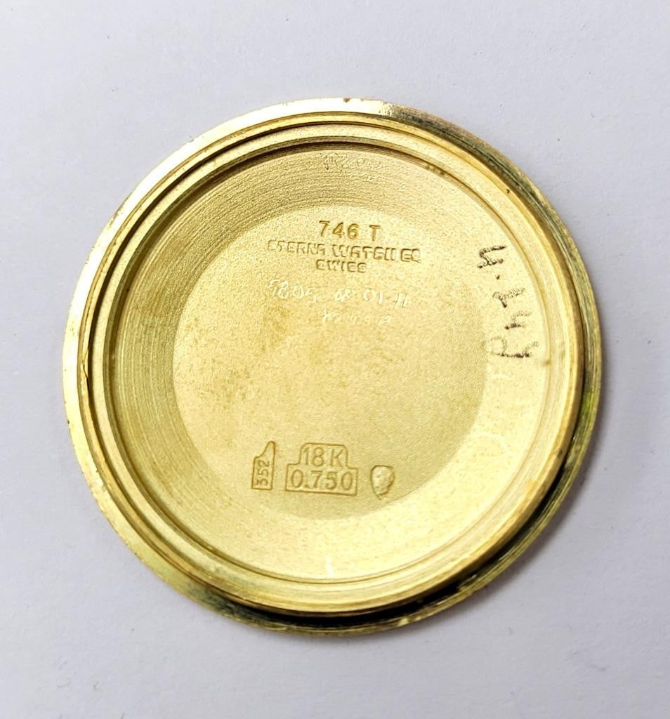 Vintage Solid 18k ETERNA-MATIC Watch Ref 746T Cal 1466U c.1970s* EXLNT* SERVICED - 12