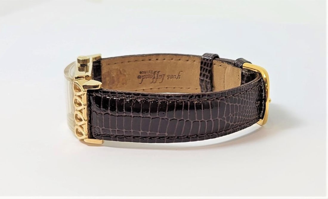 Vintage 18k Yellow LeCOULTRE Winding Watch 1940s Cal 438/CW FANCY LOGS* RARE - 3