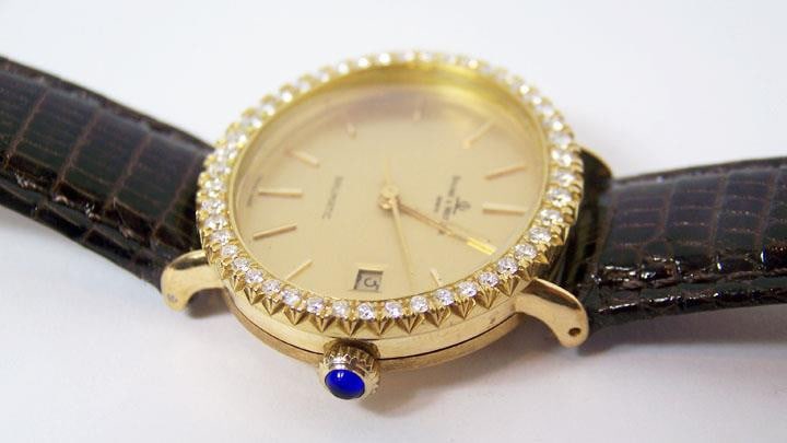 Solid & Heavy 18k BAUME & MERCIER Ladies Watch 37063 w/ 1ct Diamonds FVS1* EXLNT - 8