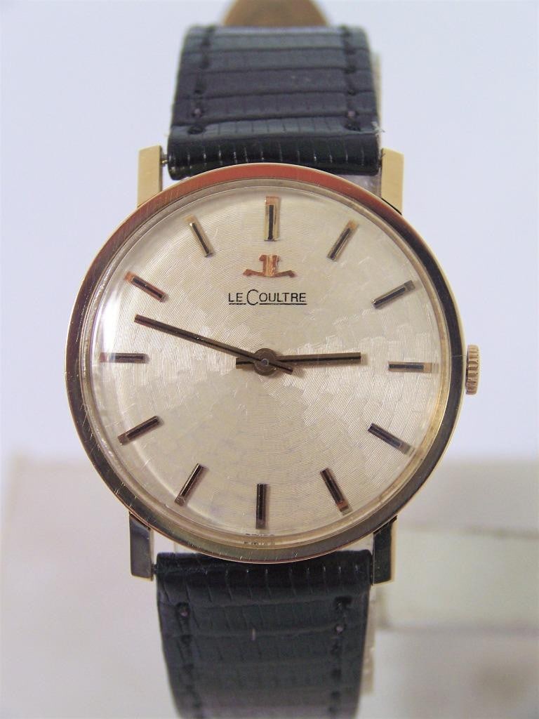 Vintage 14k JAEGER-LeCOULTRE Winding Watch* 1960s Cal 818/2* EXLNT SERVICED (1 of 12)