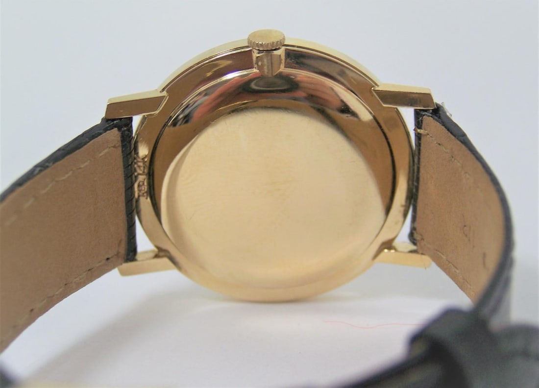 Vintage 14k JAEGER-LeCOULTRE Winding Watch* 1960s Cal 818/2* EXLNT SERVICED - 2