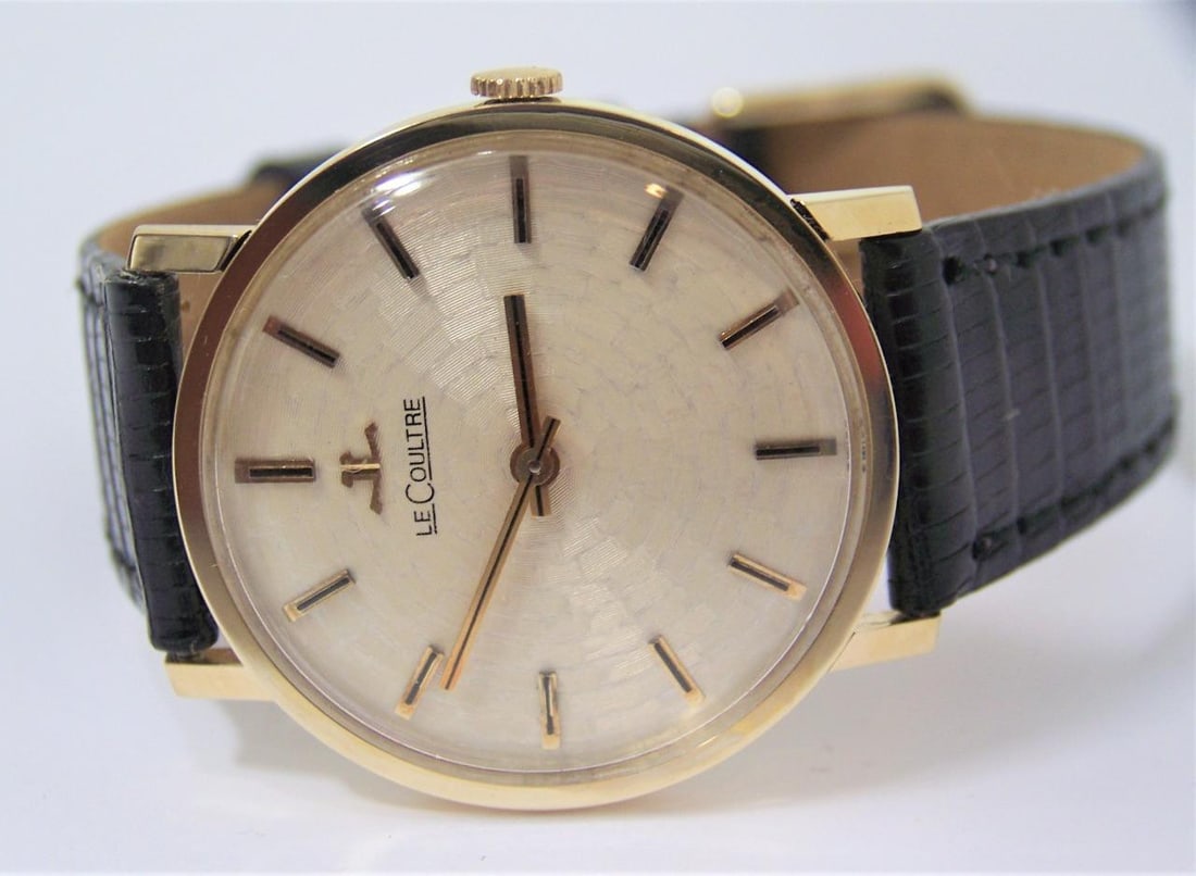 Vintage 14k JAEGER-LeCOULTRE Winding Watch* 1960s Cal 818/2* EXLNT SERVICED - 3