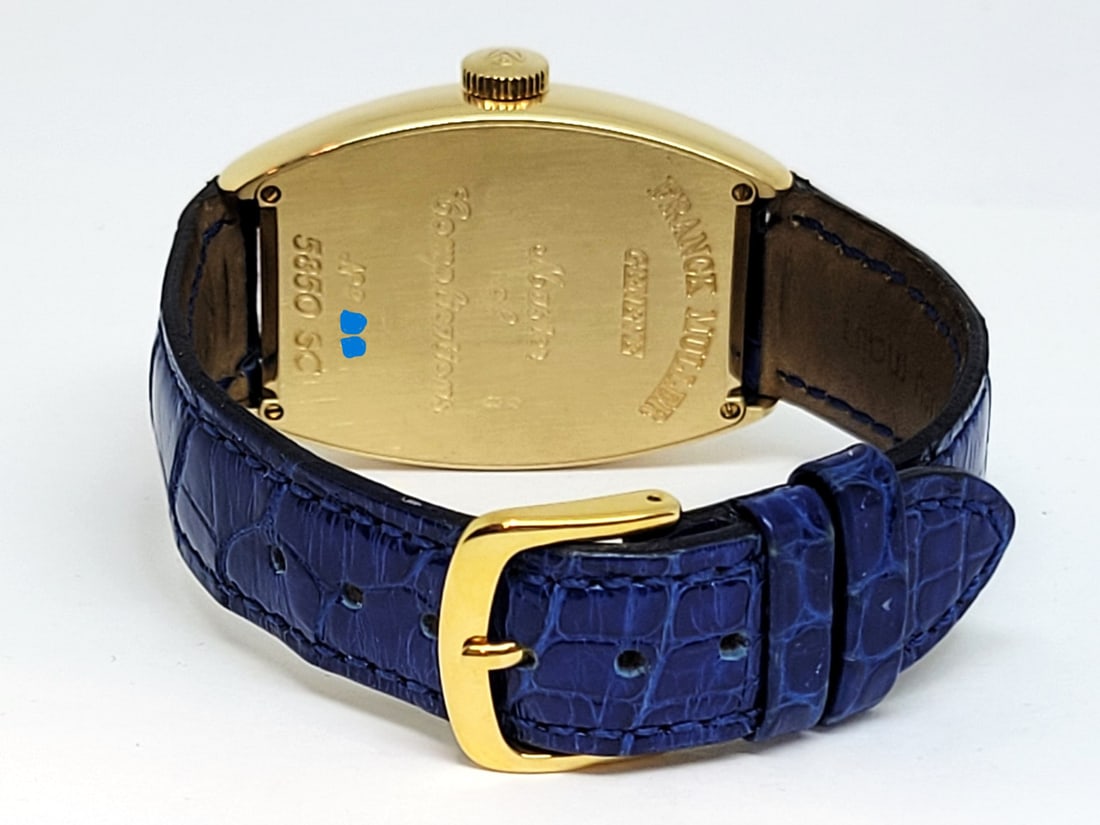 Solid 18k Rose Men's FRANCK MULLER Automatic Watch Ref 5850* EXLNT* RARE DIAL - 4