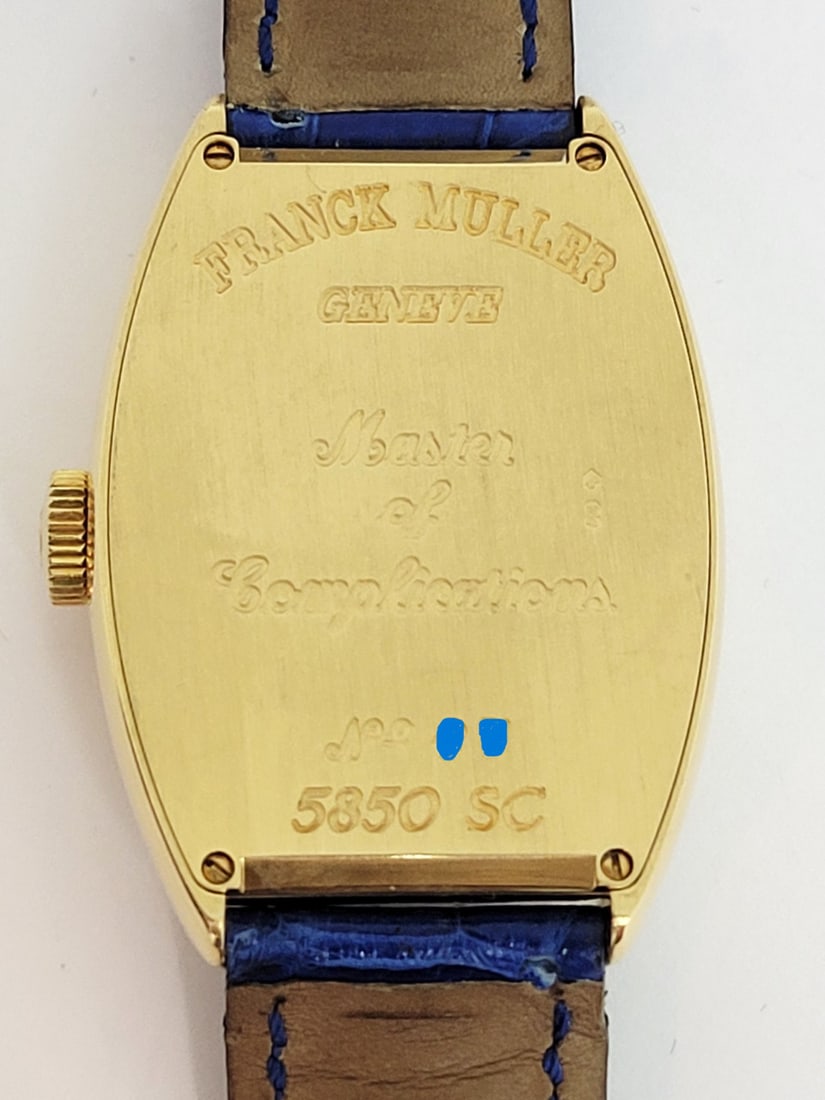 Solid 18k Rose Men's FRANCK MULLER Automatic Watch Ref 5850* EXLNT* RARE DIAL - 9