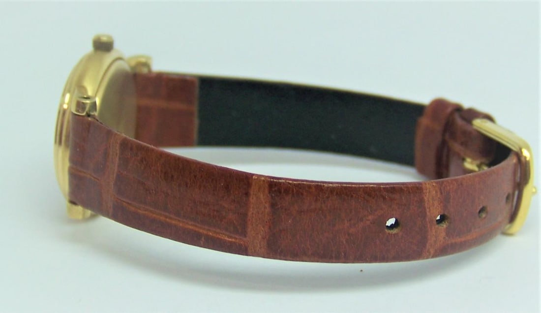 Solid 18k Ladies AUSTERN & PAUL Watch with Mother-of-Pearl Diamond Hour Markers - 2