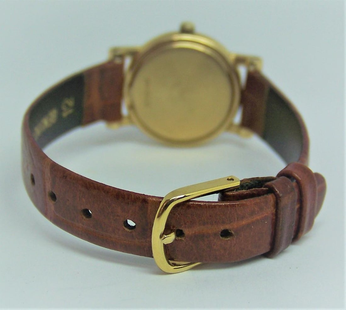 Solid 18k Ladies AUSTERN & PAUL Watch with Mother-of-Pearl Diamond Hour Markers - 6