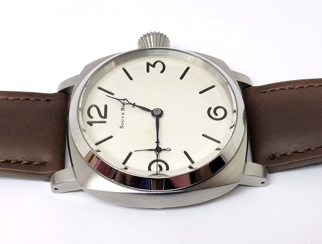 Vintage Mens S/Steel SOUTH BEND High Grade Winding Watch Cal 429 Re-Cased* EXLNT - 8