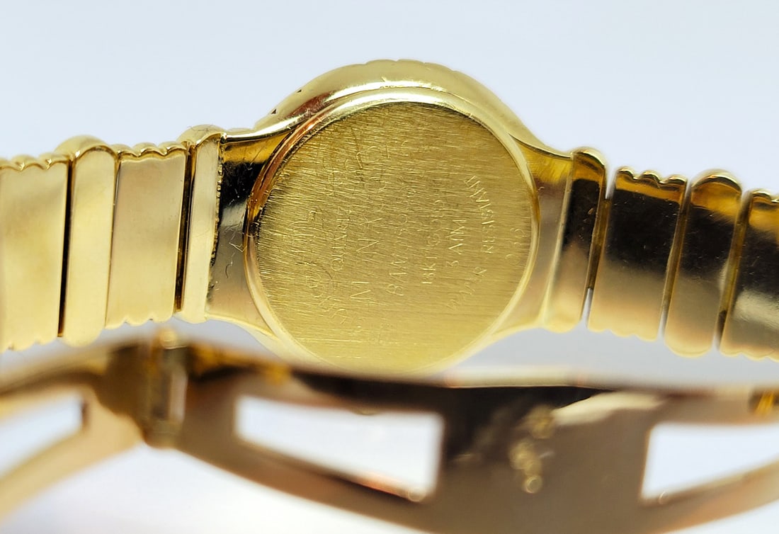 Solid 18k Gold MAURICE LACROIX Monaco Ladies Watch with 3.20 ct Diamonds* EXLNT - 9