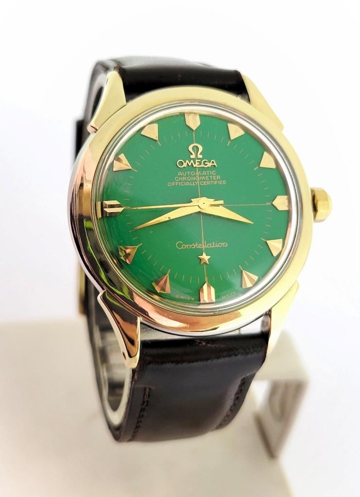 Vintage 14k Gold Cap OMEGA Constellation Automatic Watch Cal 501 2852 5 SC EXLNT - 2