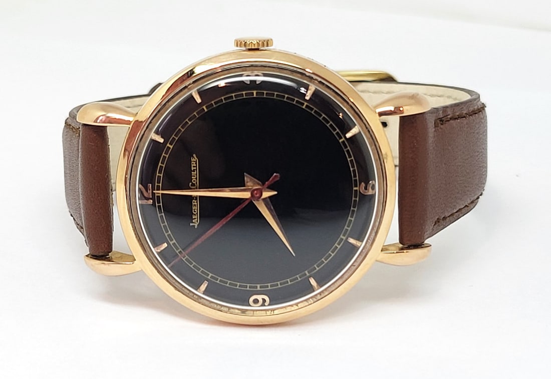Vintage 18k Rose Gold JAEGER-LeCOULTRE Winding Watch c.1950s Cal P450/4C* EXLNT - 4
