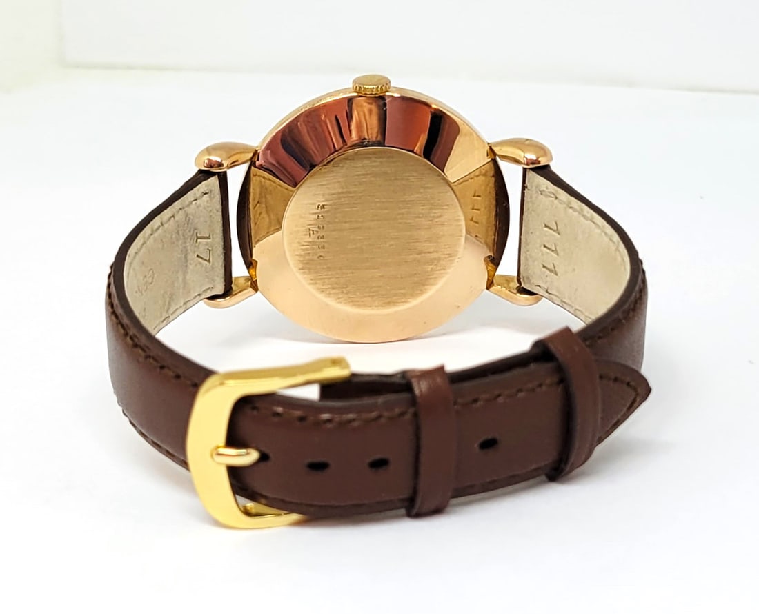 Vintage 18k Rose Gold JAEGER-LeCOULTRE Winding Watch c.1950s Cal P450/4C* EXLNT - 7