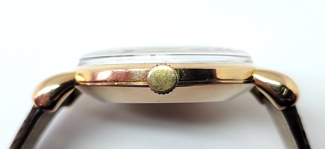 Vintage 18k Rose Gold JAEGER-LeCOULTRE Winding Watch c.1950s Cal P450/4C* EXLNT - 8