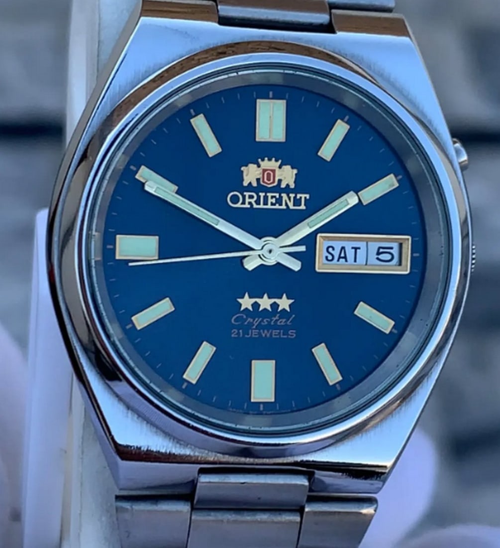 Vintage ORIENT 21 Jewals Automatic 469396-81 With Day / Date (1 of 10)