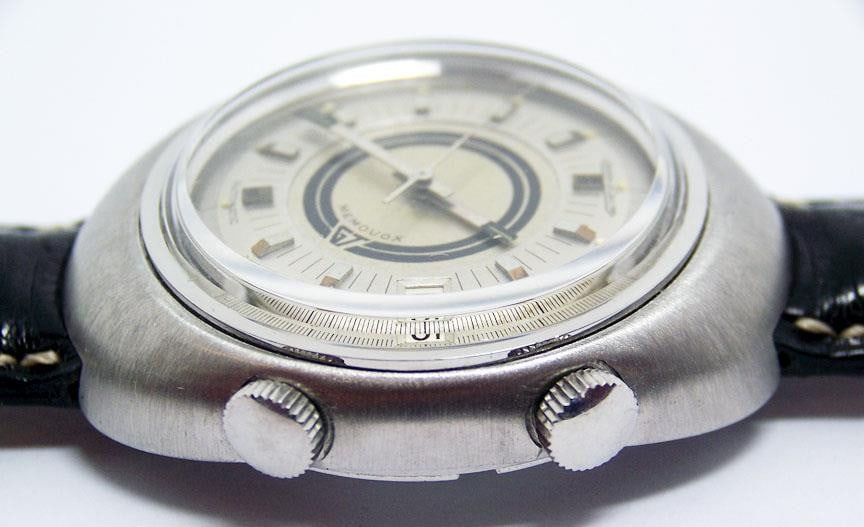 S/Steel JAEGER LeCOULTRE MEMOVOX Alarm Automatic Watch E861 Cal.K825* SERVICED - 12