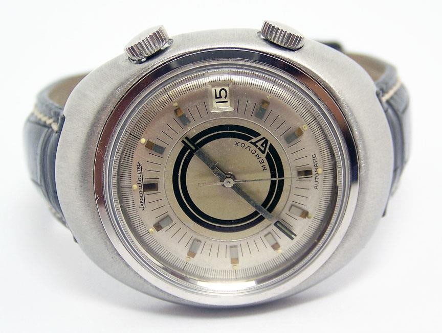 S/Steel JAEGER LeCOULTRE MEMOVOX Alarm Automatic Watch E861 Cal.K825* SERVICED - 6