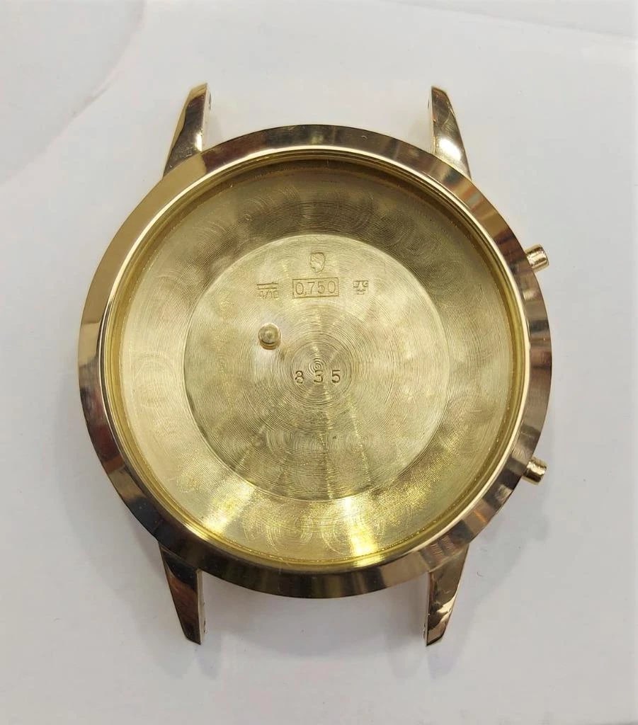 Vintage 18k JAEGER-LeCOULTRE Automatic MEMOVOX Alarm Watch Cal.825 RARE SERVICED - 10