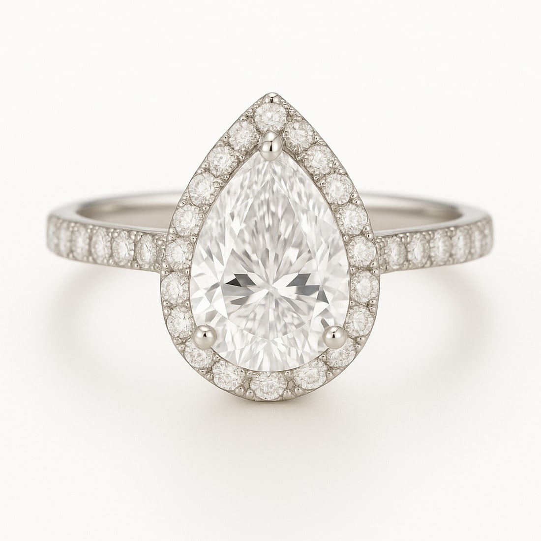 Lab-grown diamond 6.00 CT Radiant Halo Diamond Ring: Title: lab-grown diamond 6.00 CT Radiant Halo Diamond Ring Description: 6 CT Radiant Cut lab-grown diamond Diamond with round halo & pavé band in 14K Yellow Gold. Luxury finishing, resizable &