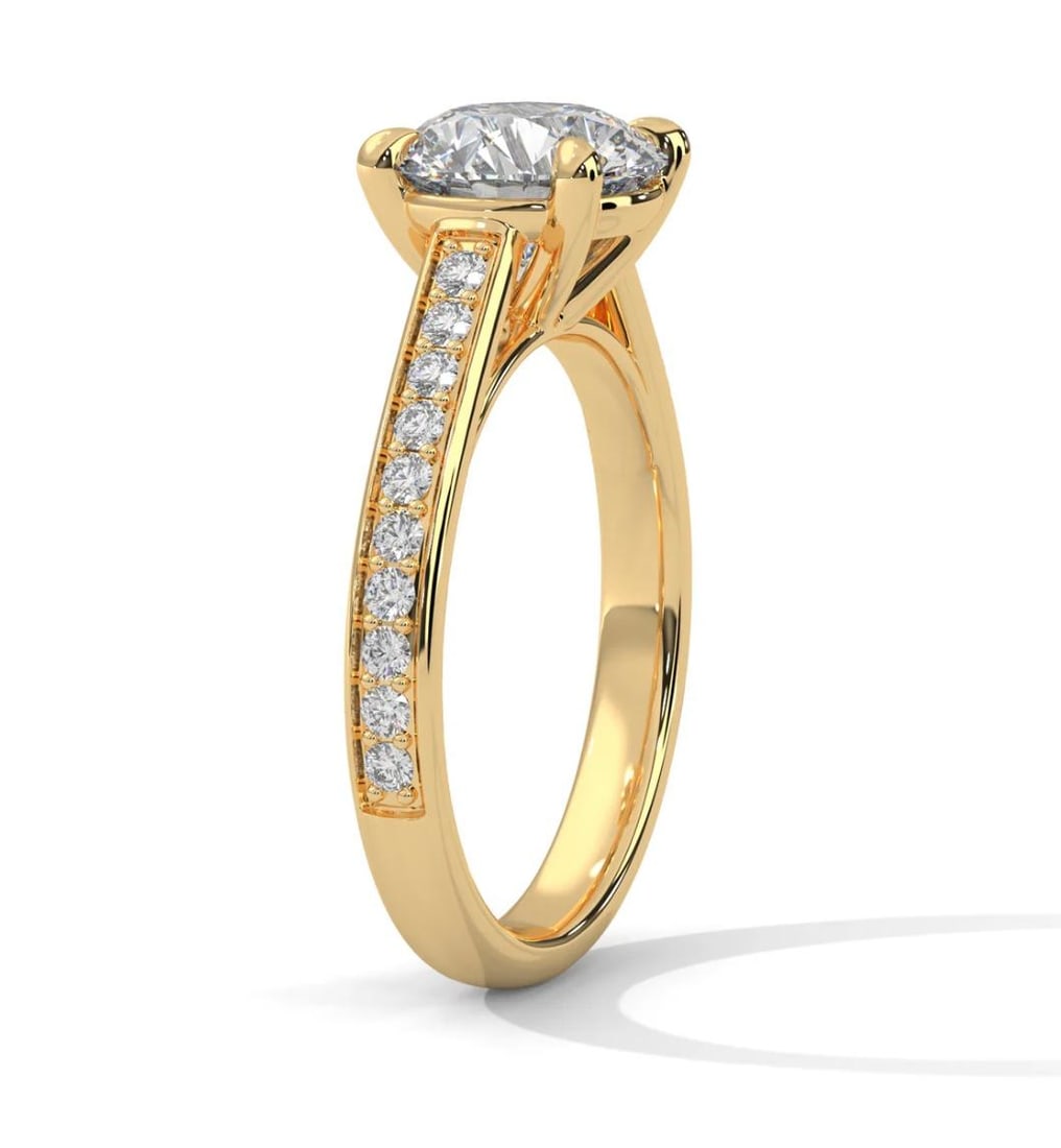 Lab-grown diamond 7.00 CT Marquise Crown Diamond Ring - 2