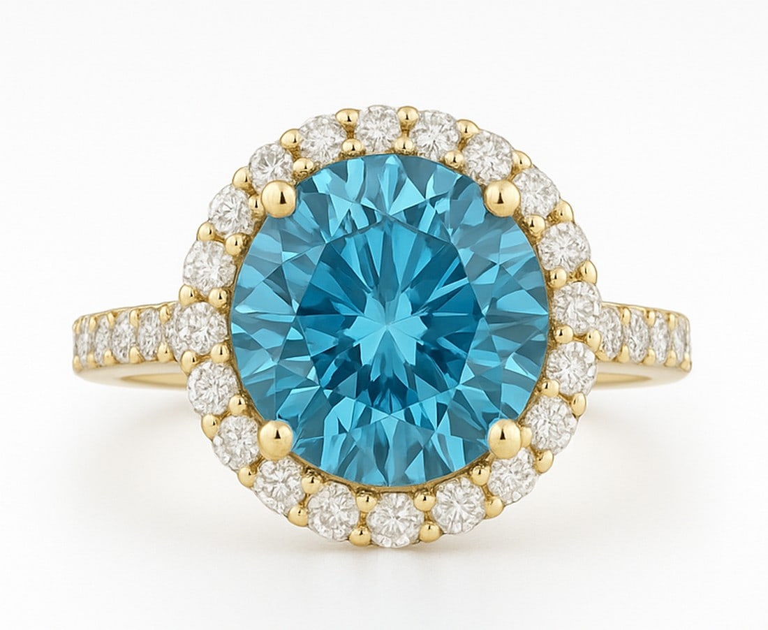 Lab-grown diamond 4.00 CT Radiant-Cut Diamond Twist-Shank Ring in 14K Yellow Gold: Title: lab-grown diamond 4.00 CT Radiant-Cut Diamond Twist-Shank Ring in 14K Yellow Gold Description: This unique lab-grown diamond diamond ring showcases a 4.00 carat radiant-cut center stone in a