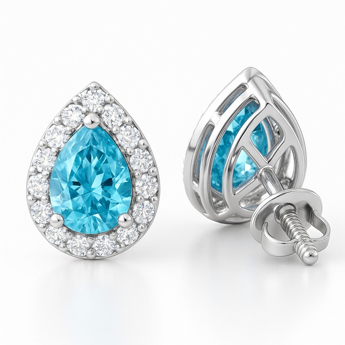 Lab-grown diamond 5.00 CT Round Brilliant-Cut Diamond Vintage Pavé Ring in 14K White Gold - 2