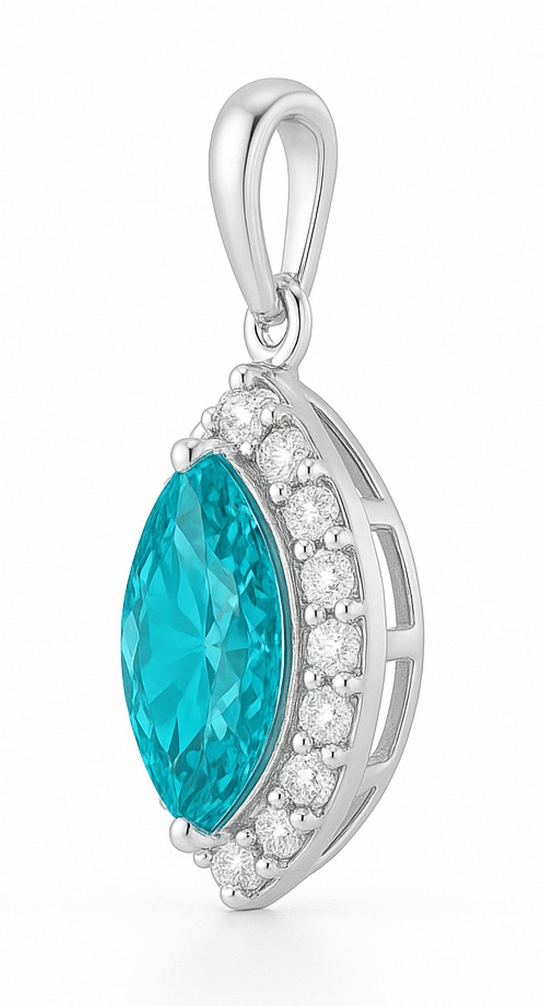 Lab-grown diamond 4.00 CT Round Brilliant-Cut Diamond Classic Solitaire Ring in 14K White Gold - 2