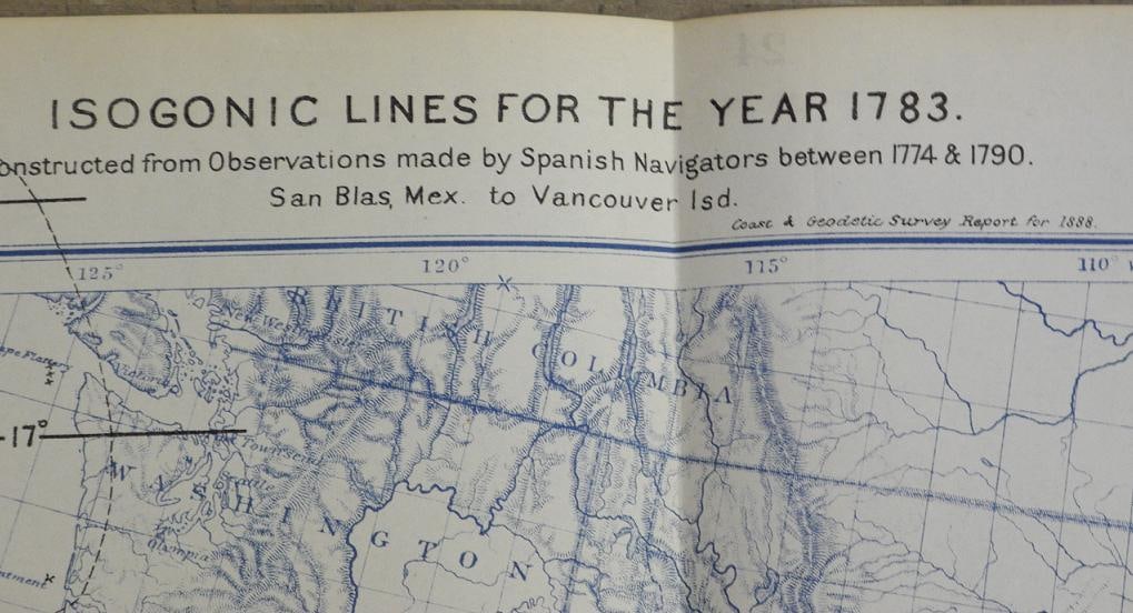 Isogonic Lines for the Year 1783. - 7
