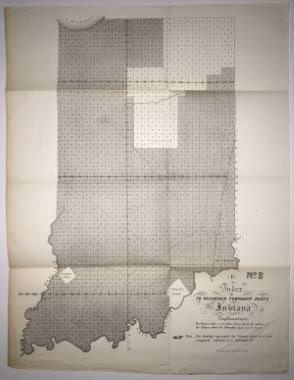 {R.} No.2 Index to Recorded Township Plats Indiana (1 of 1)