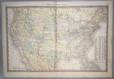 Map of the United States. (1 of 1)