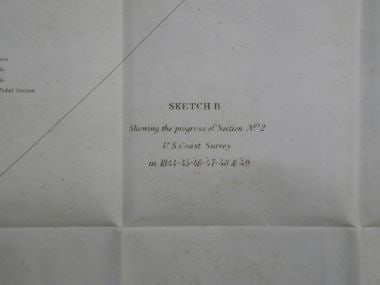 Sketch B. Showing the Progress of Section No.2 U.S. Coast Survey [Long Island to Cape Henlopen] - 2