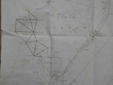 Sketch B. Showing the Progress of Section No.2 U.S. Coast Survey [Long Island to Cape Henlopen] - 5