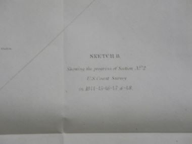 Sketch B. Showing the Progress of Section No.2 U.S. Coast Survey [Long Island to Cape Henlopen] - 2