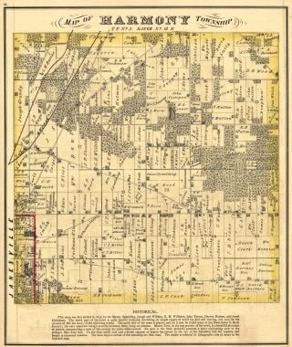 Map of Harmony Township (1 of 1)