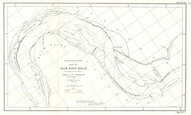 Mississippi River Commission. Plum Point Reach from Surveys Executed Under the Direction of Capt. S. (1 of 1)