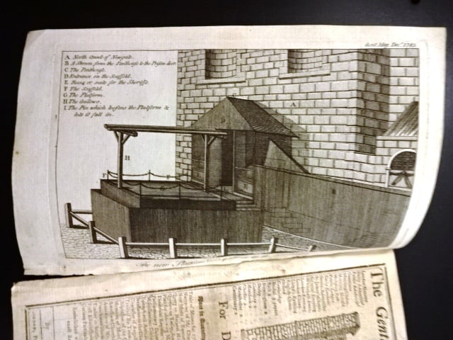 1783 Magazine RARE Engraving of Waterspouts Jamaica - 3