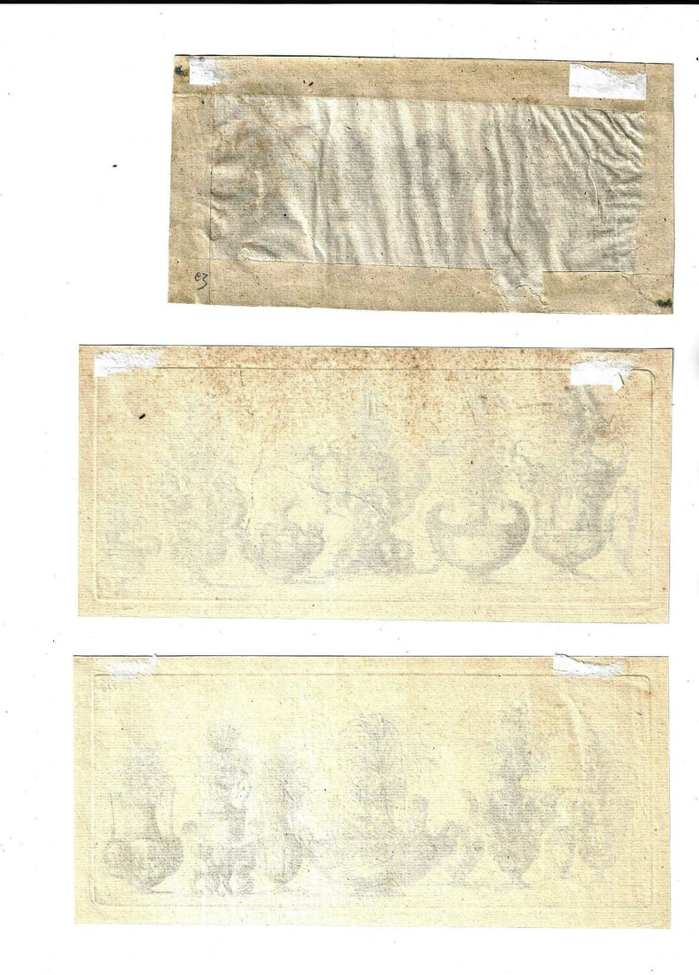 Stefano Della Bella Three Engravings Vases - 2