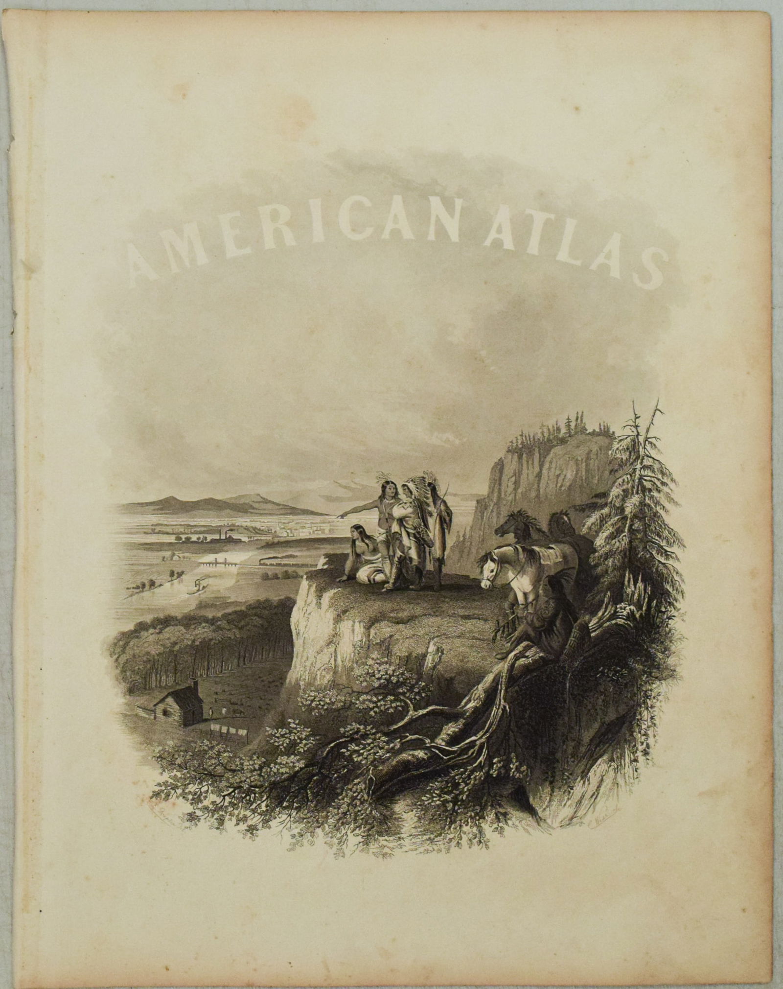 1863 Johnson American Atlas Title Page (1 of 1)