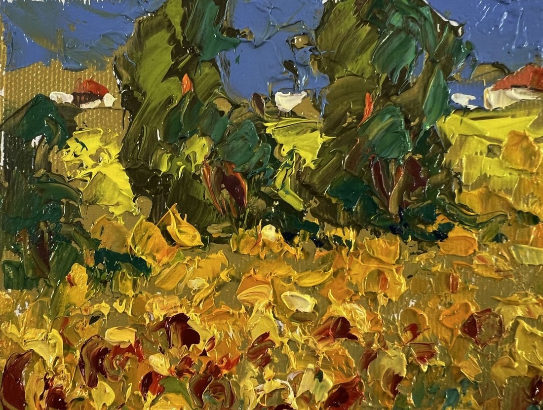 Oil painting Flowers of the Sun Oleksiy Ivanyuk - 4