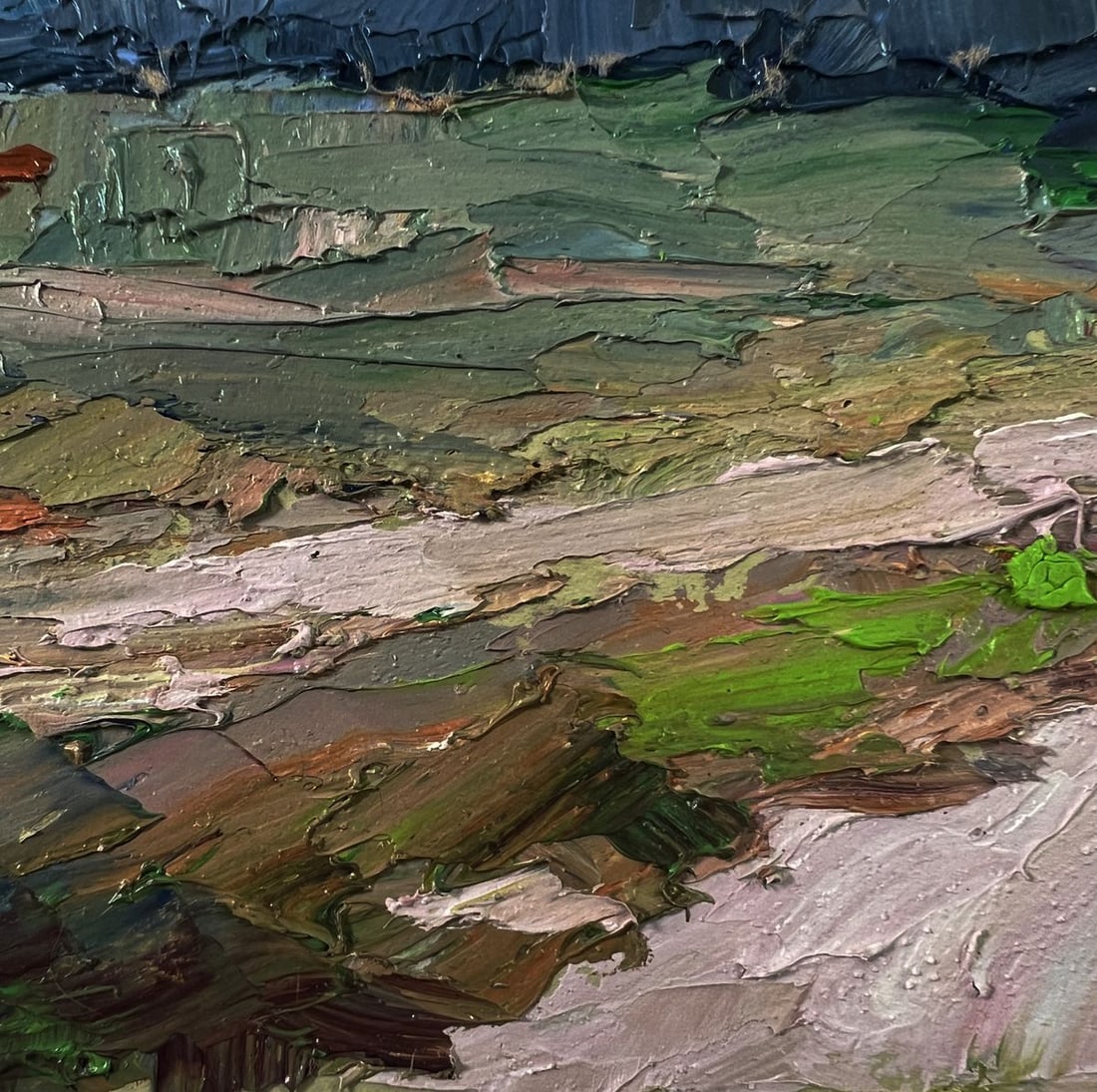 Oil painting Field with cows Boris Serdyuk - 8