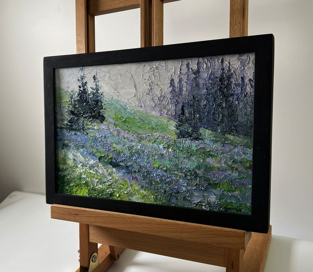 Oil painting Mountain meadows Boris Serdyuk - 3