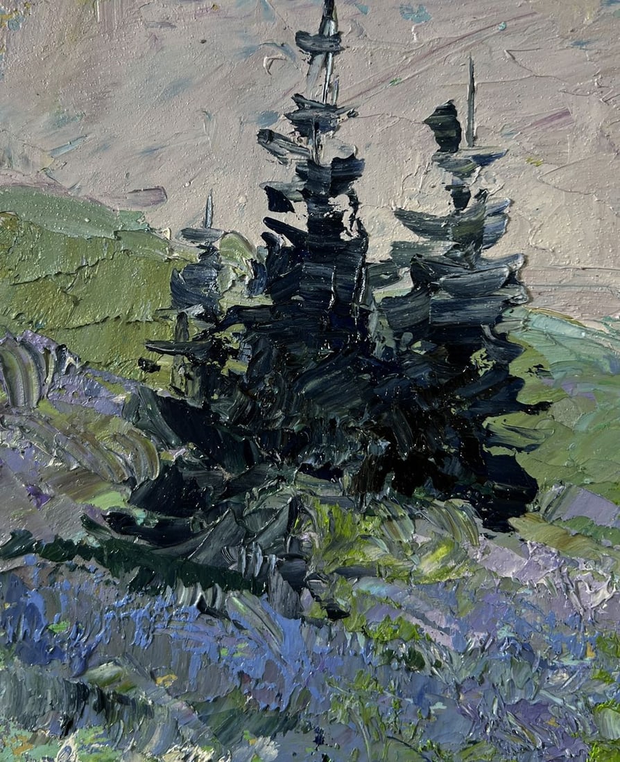 Oil painting Mountain meadows Boris Serdyuk - 4