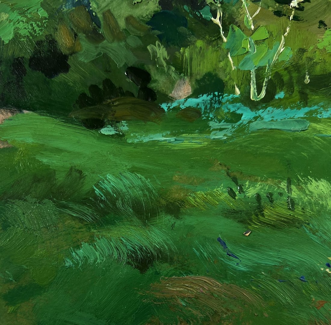 Oil painting Forest house Yuriy Suprunchuk - 7