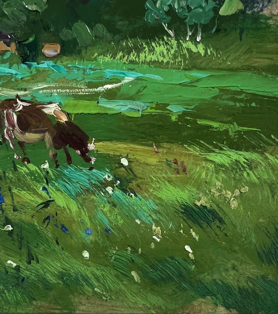 Oil painting Forest house Yuriy Suprunchuk - 9