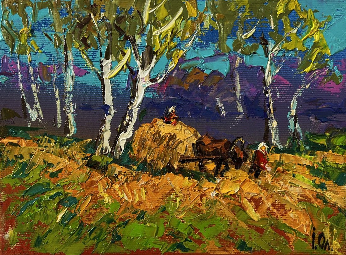 Oil painting The Road Home Oleksiy Ivanyuk (1 of 8)