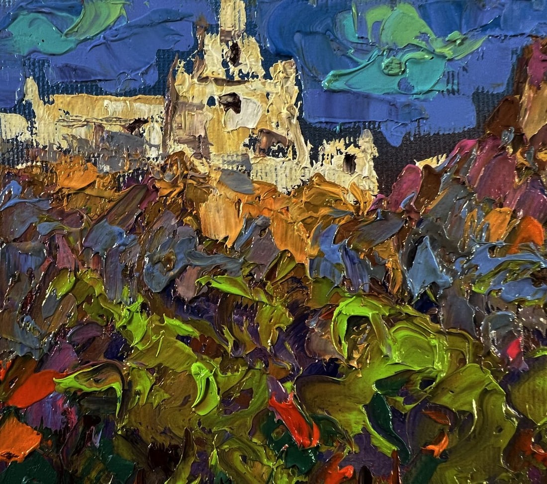 Oil painting A walk through the summer forest Oleksiy Ivanyuk - 4