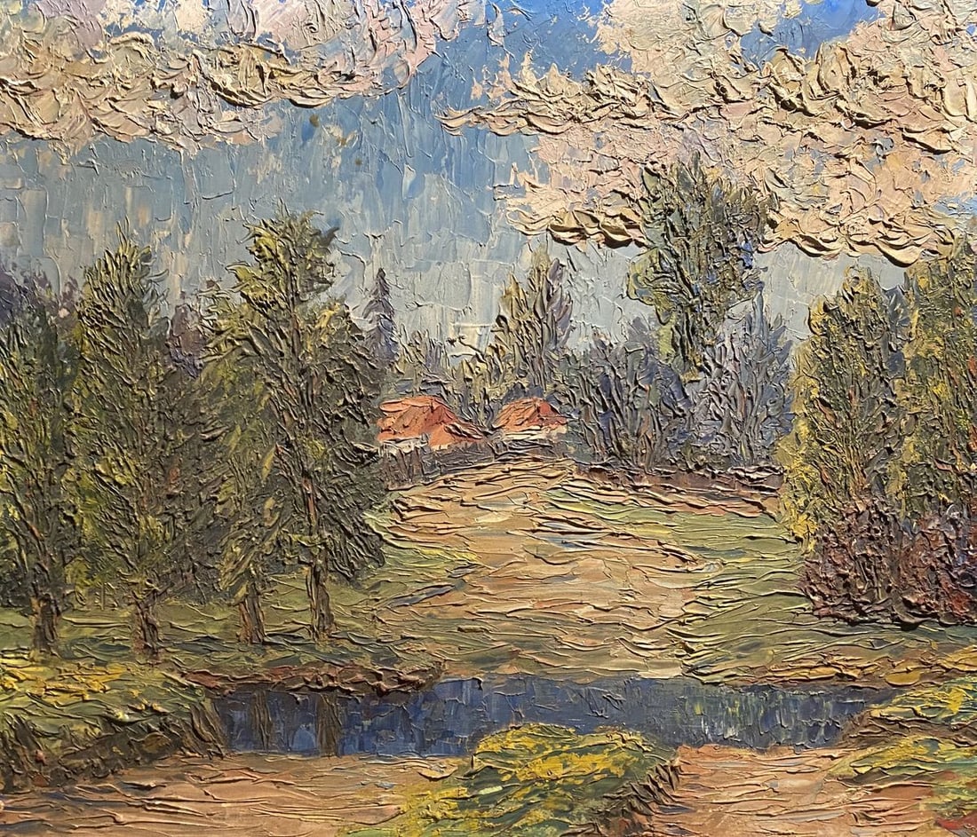 Oil painting Life in silence Unknown artist (1 of 8)